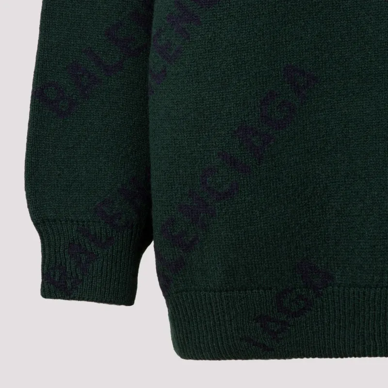 Balenciaga Sweater Women's Green-4