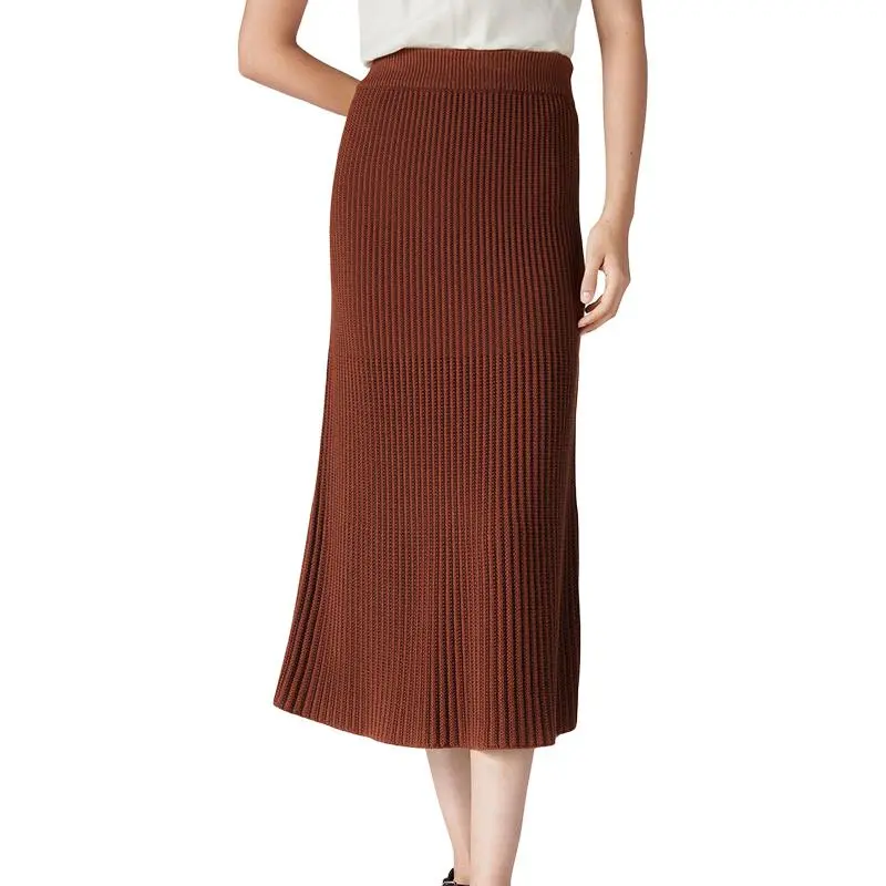 Loro Piana Ikeda Pleated Midi Skirt-1