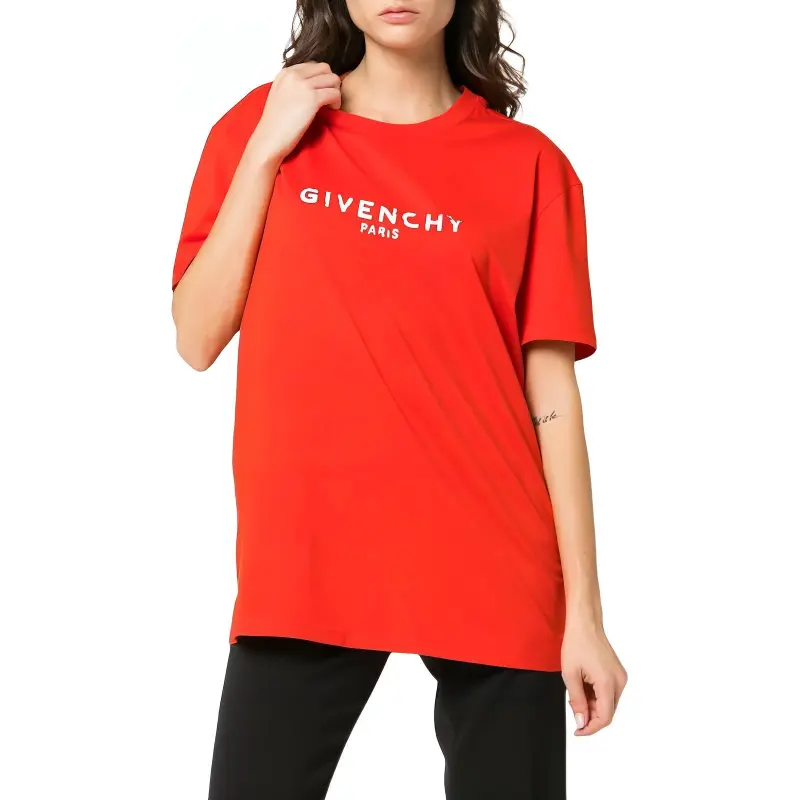 GIVENCHY T Shirt Women's Orange Red-2