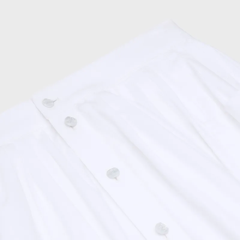 CELINE Casual Long Skirts Women's White-5