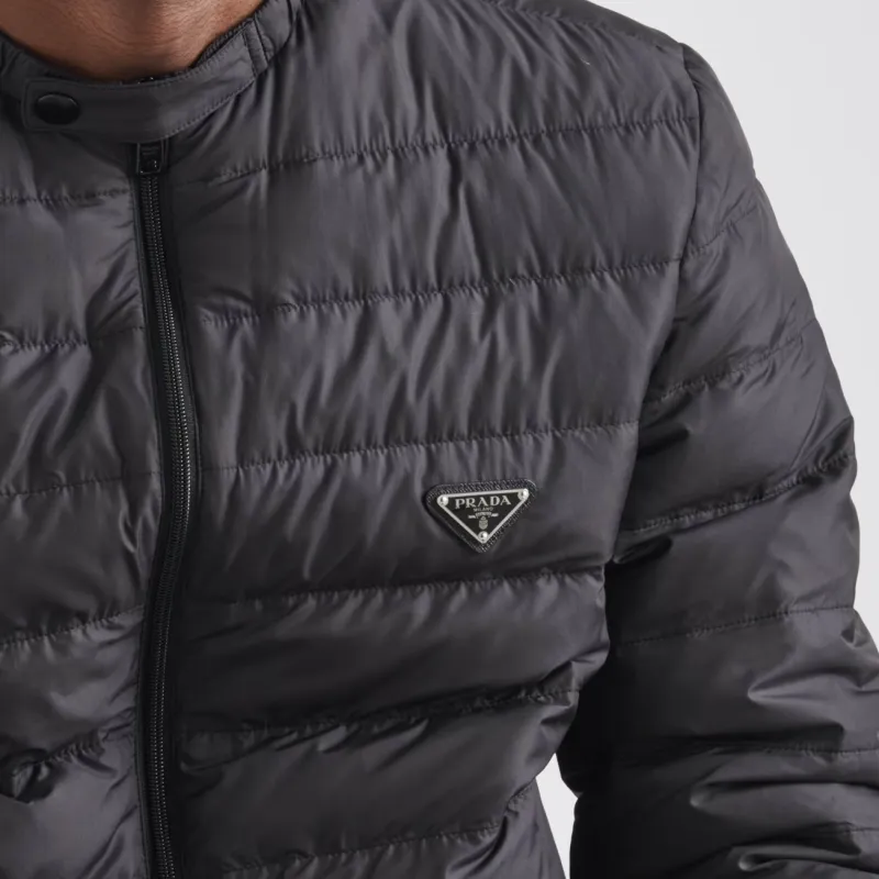 PRADA Short Polyester Down Jacket Jackets Coats Men's Black-5