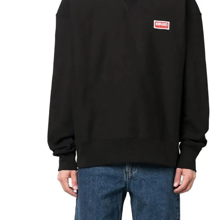 KENZO Logo Patch Crewneck Sweatshirt-5