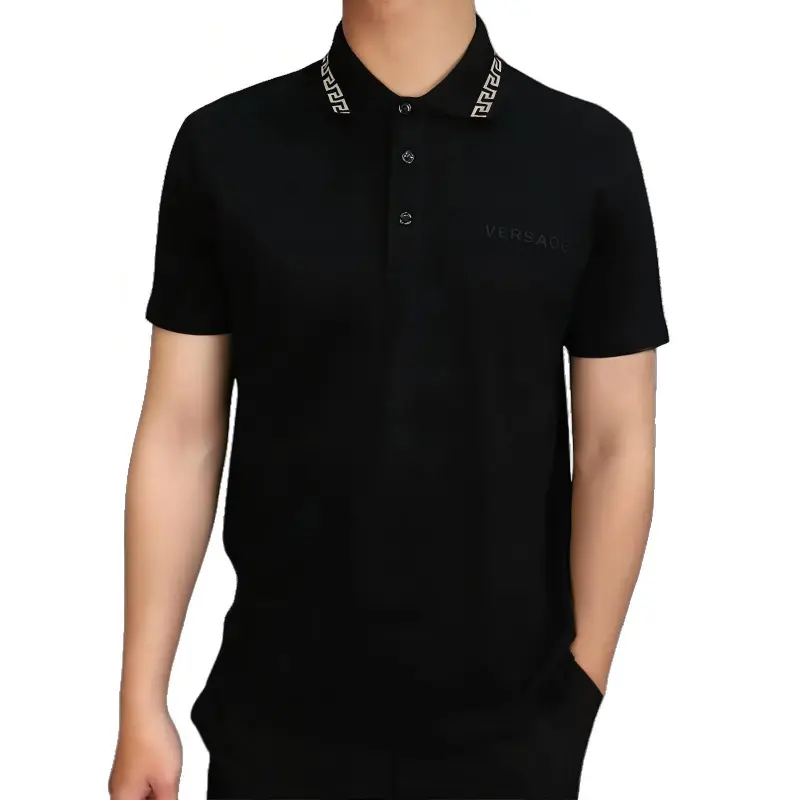 VERSACE Cotton Polo Shirt-2