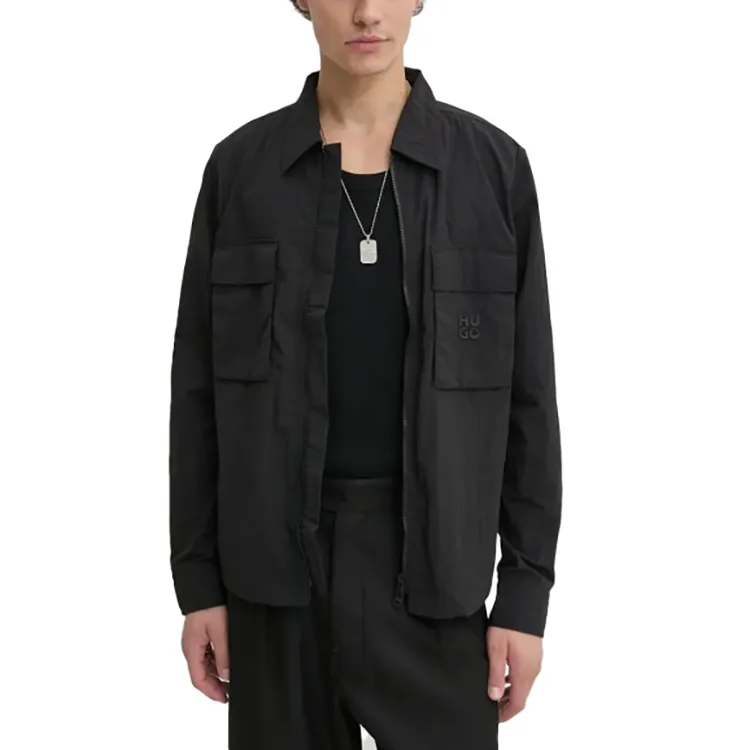 HUGO BOSS FW24 Shirt Men's Black-1