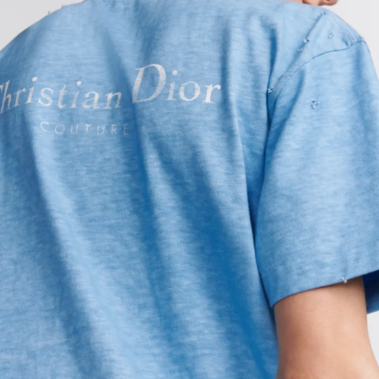 DIOR T Shirts Men Blue-5