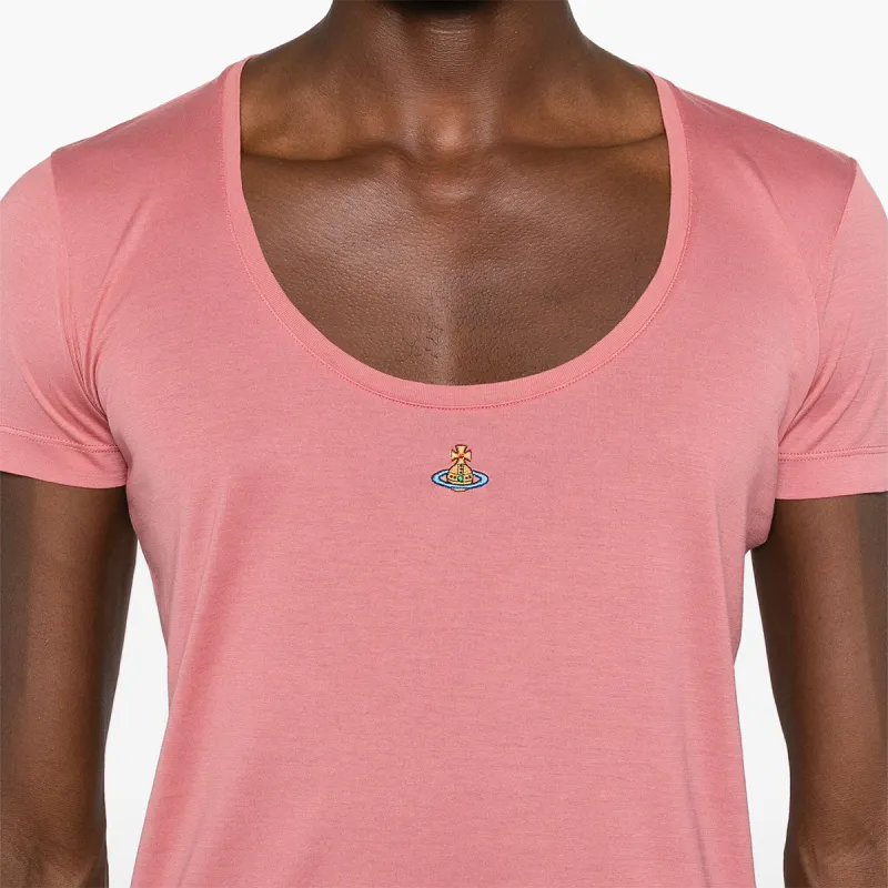 Vivienne Westwood Orb Embroidered Crewneck T Shirt-5