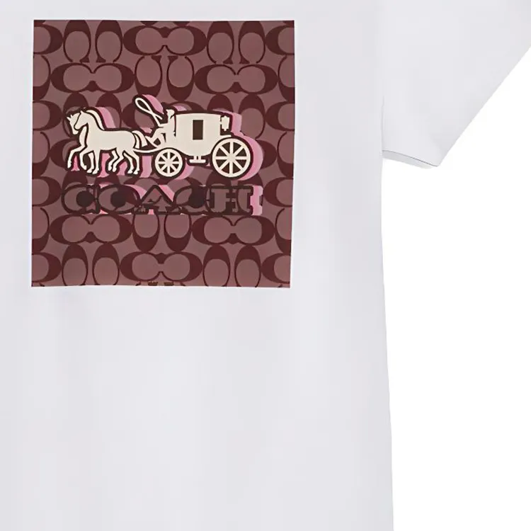 COACH T Shirts Women's White-5