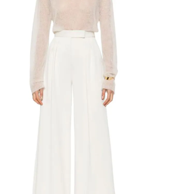 MaxMara Zinnia Pleat Detailed High Waist Pants-5