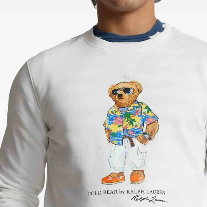 Polo Ralph Lauren Bear Printed Crewneck Sweatshirt-4