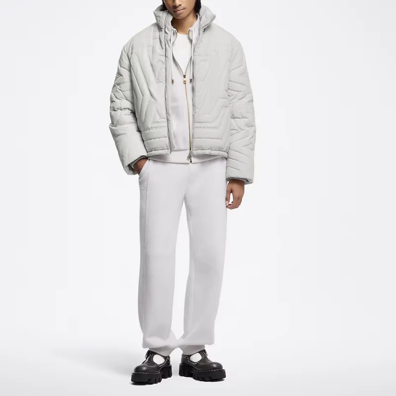 Lv Quilted Technical Blouson-3