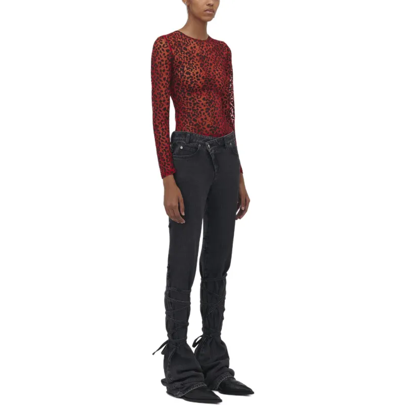 Alexander McQueen Leopard patterned Top-3
