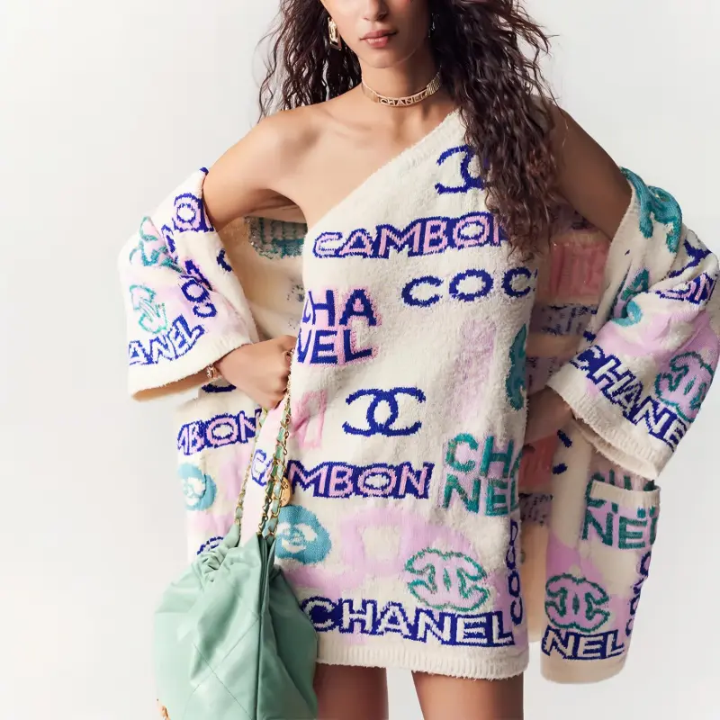 CHANEL SS23 Dress Women's Multicolor-3