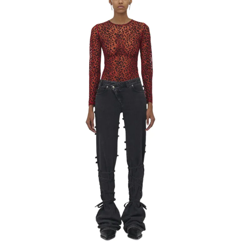 Alexander McQueen Leopard patterned Top-1