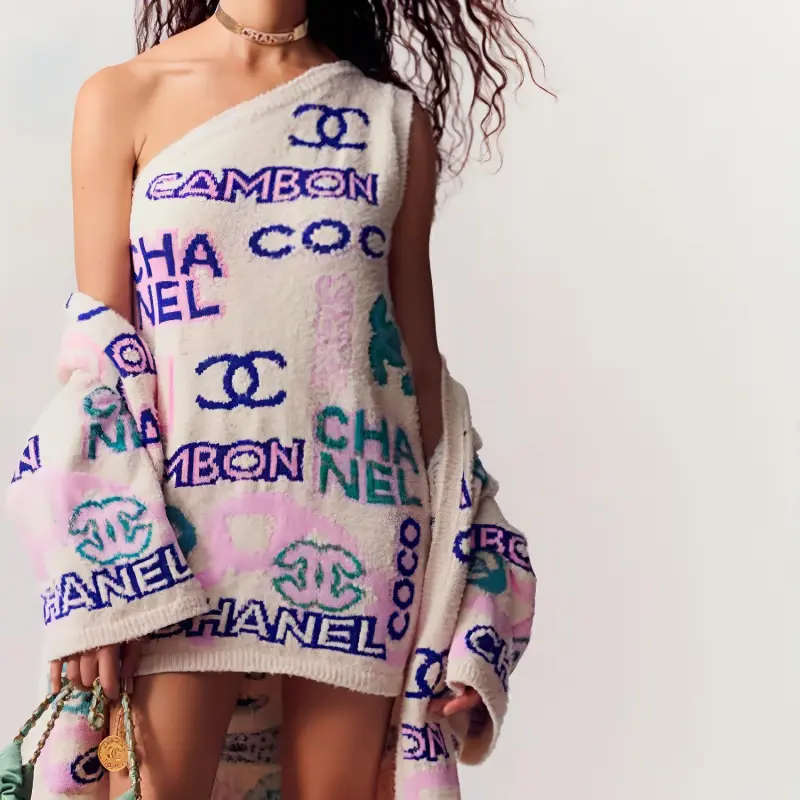 CHANEL SS23 Dress Women's Multicolor-4