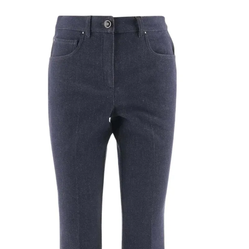 GIORGIO ARMANI Denim Collection Stretched Flared Trousers-2