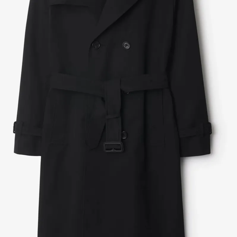 Burberry Gabardine Trench Coat-5