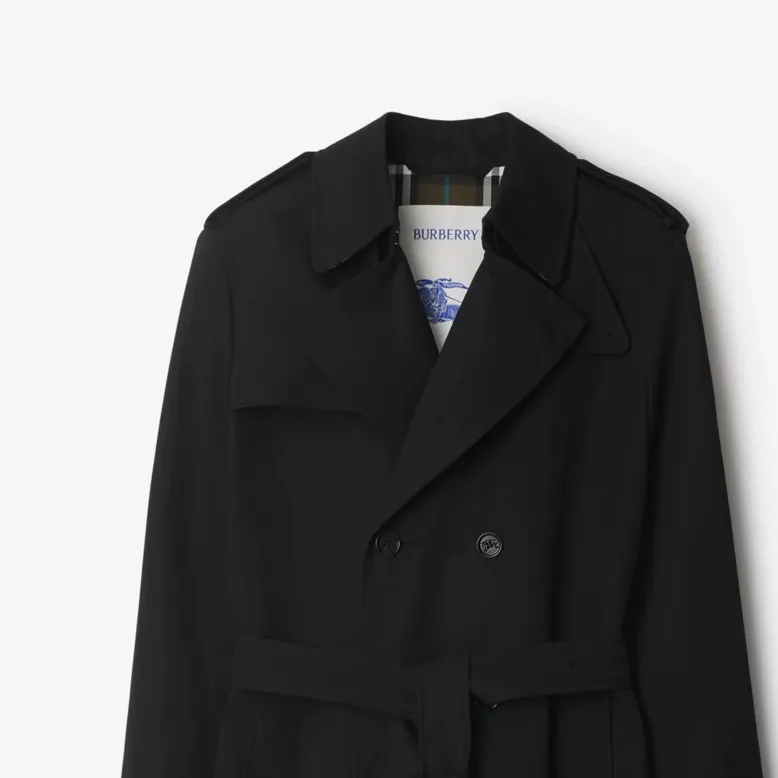 Burberry Gabardine Trench Coat-4