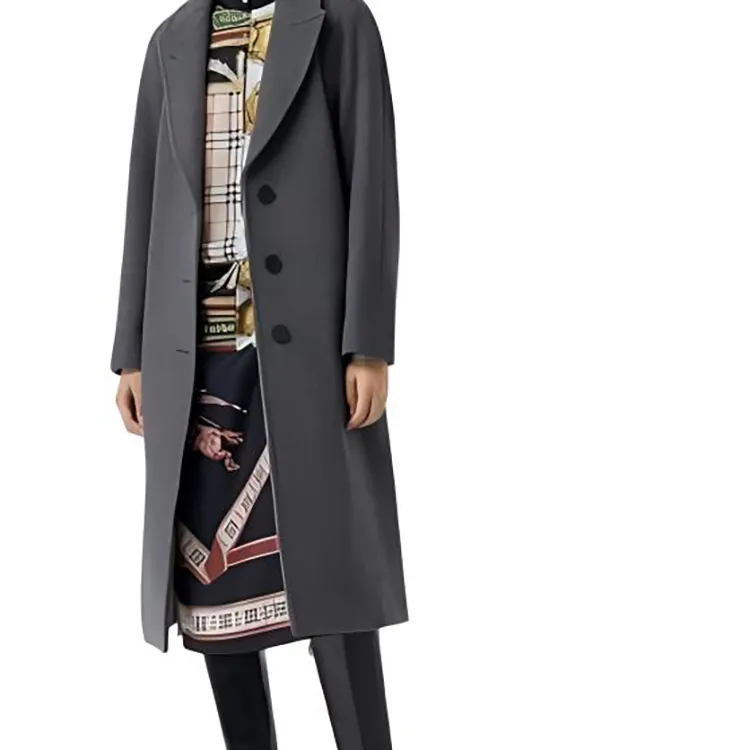 Burberry Coats Women's Gray-2