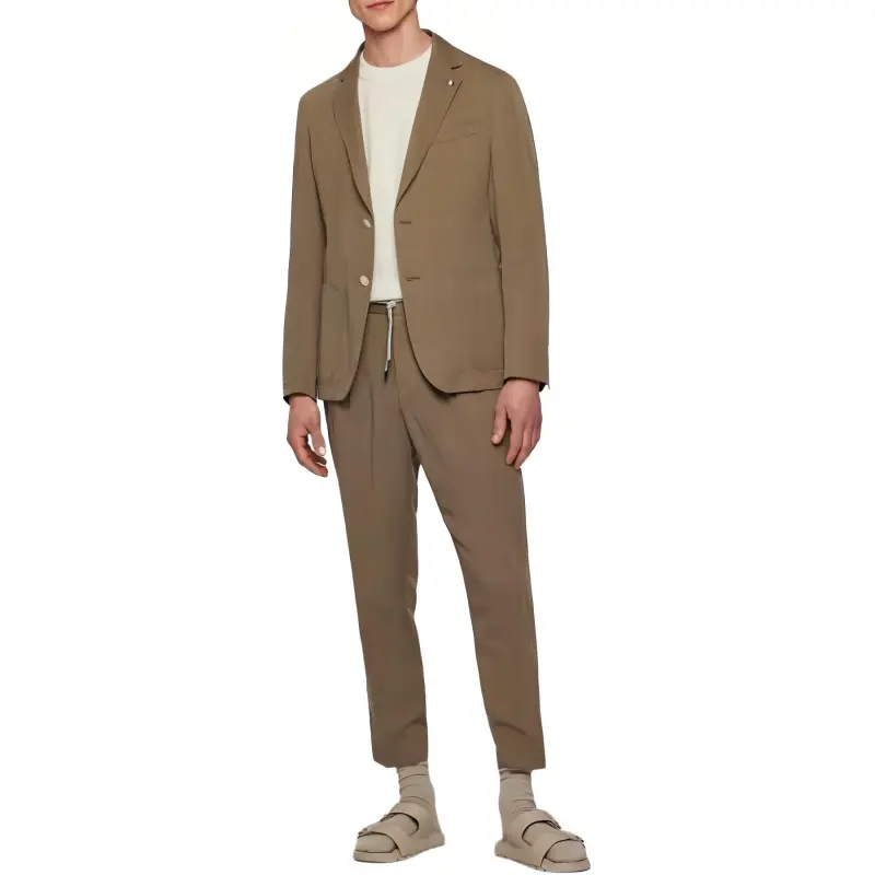 HUGO BOSS Business Suit Coat Men's Khaki-1