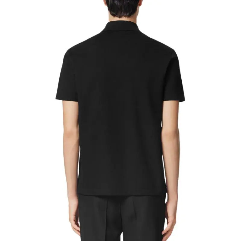 VERSACE Medusa Embroidered Short Sleeved Polo Shirt-2