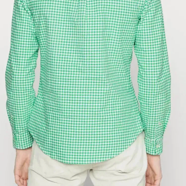 Polo Ralph Lauren Shirt Men's Green White-4