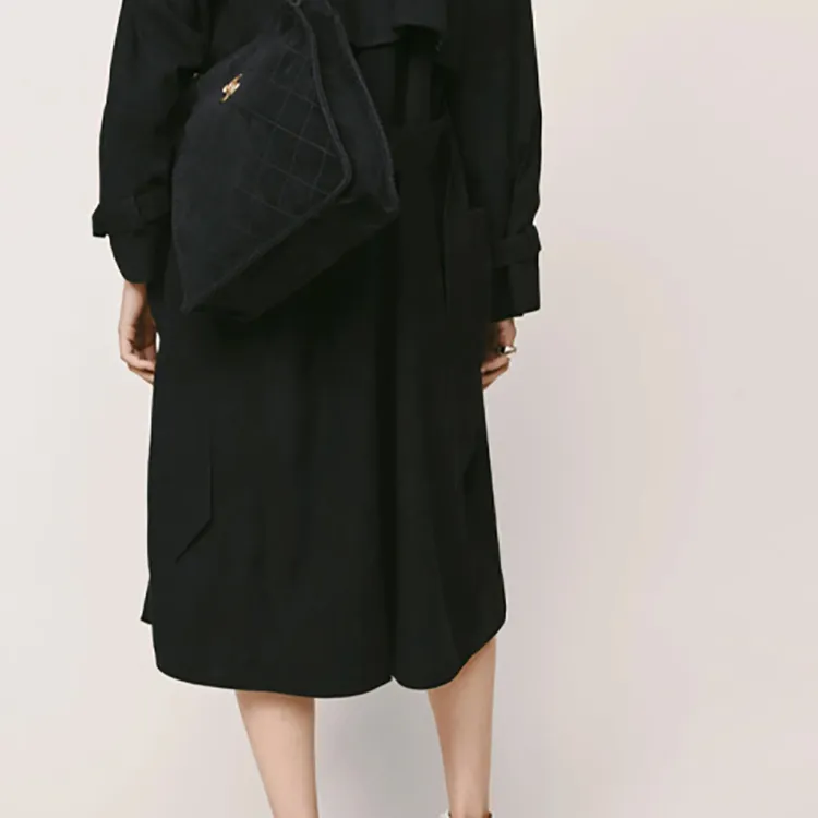 CHANEL Trench Coats Women's Black-1