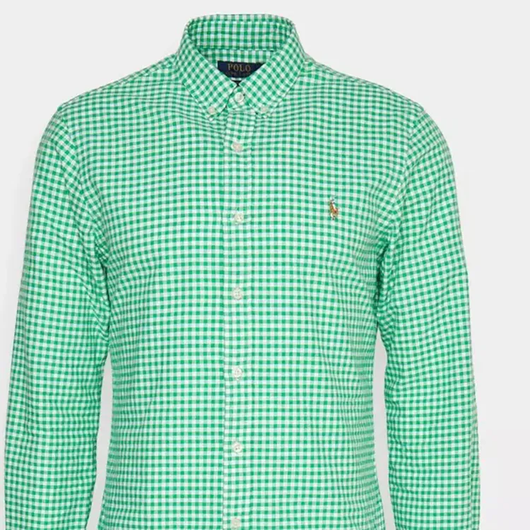 Polo Ralph Lauren Shirt Men's Green White-3