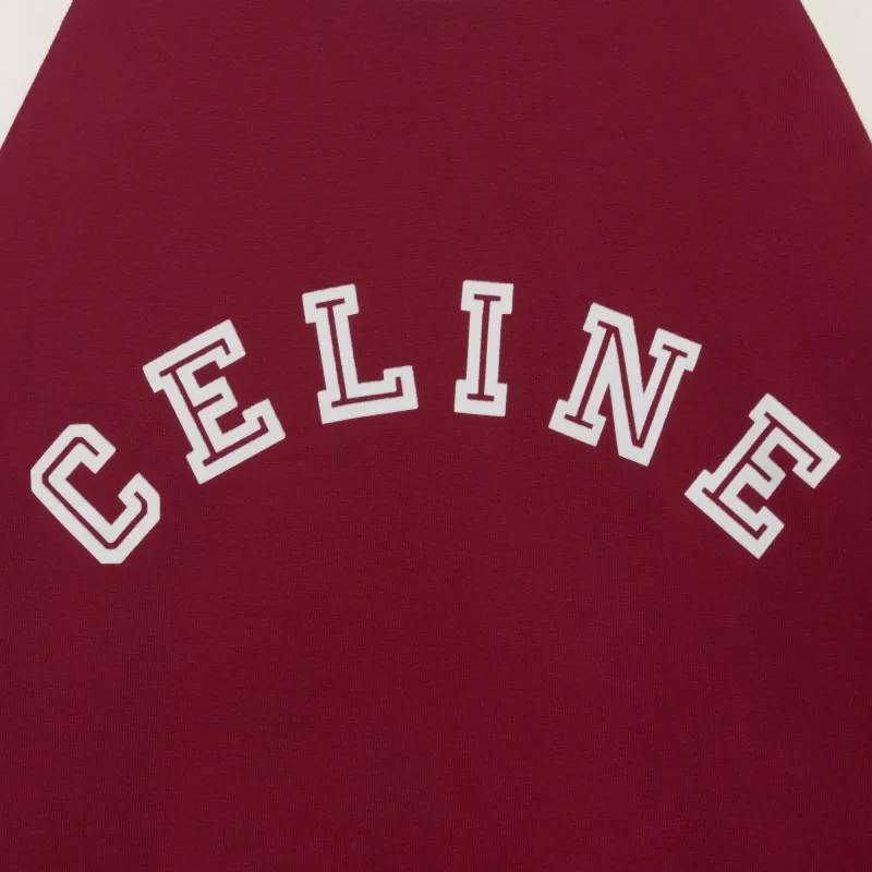 CELINE Loose T shirt In Cotton Jersey-1