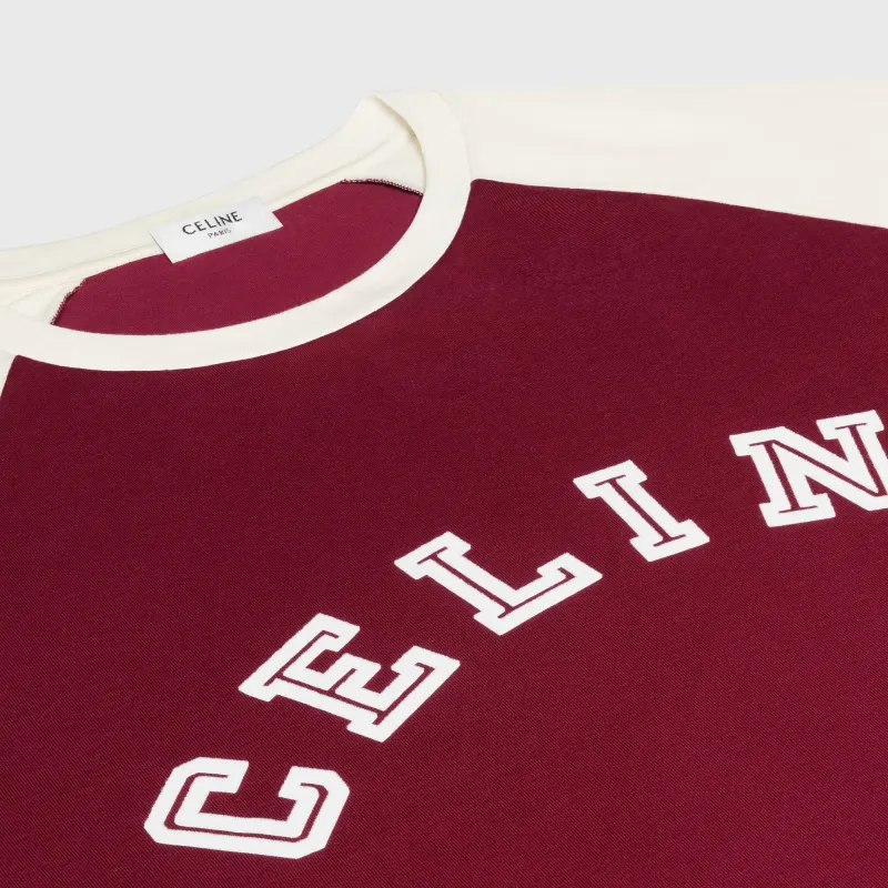 CELINE Loose T shirt In Cotton Jersey-2
