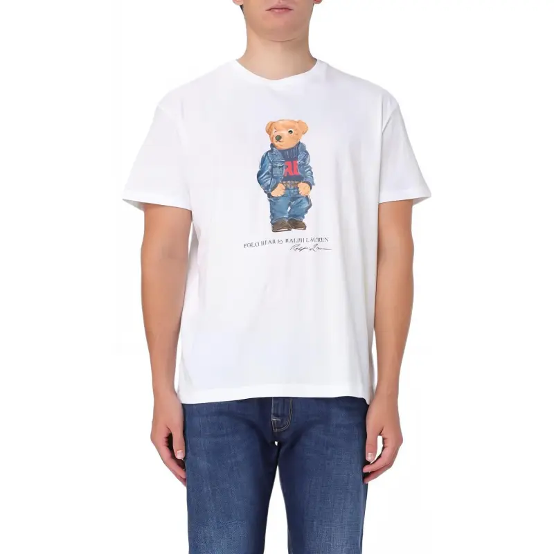 Polo Ralph Lauren Classic Fit Polo Bear Jersey T Shirt-3