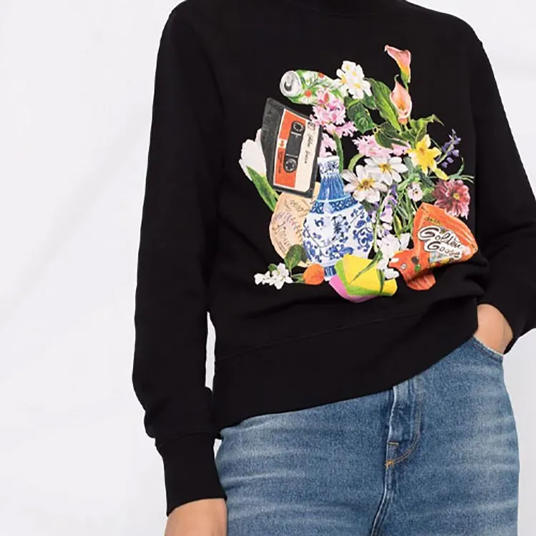 Golden Goose Sweatshirts Women's Black-4