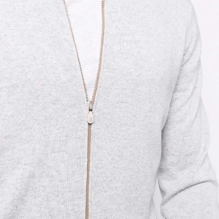 Brunello Cucinelli Zip up Cashmere Jumper-5