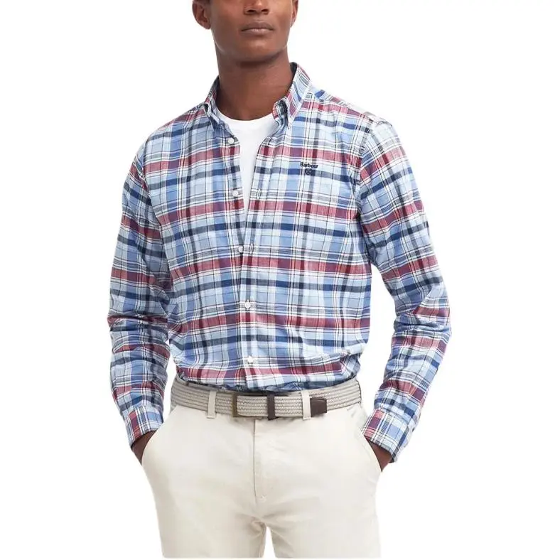 BARBOUR Shirts Men Blue-1