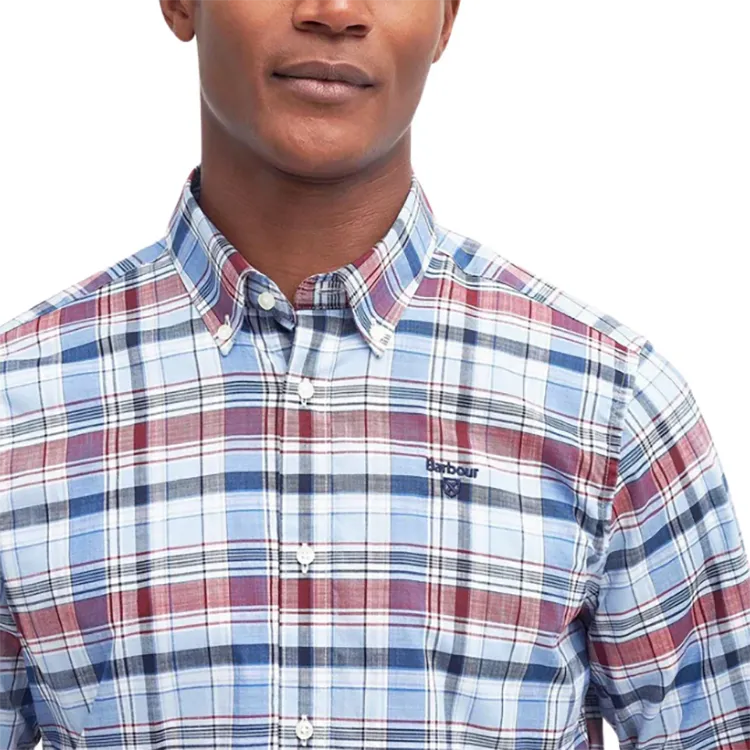 BARBOUR Shirts Men Blue-3