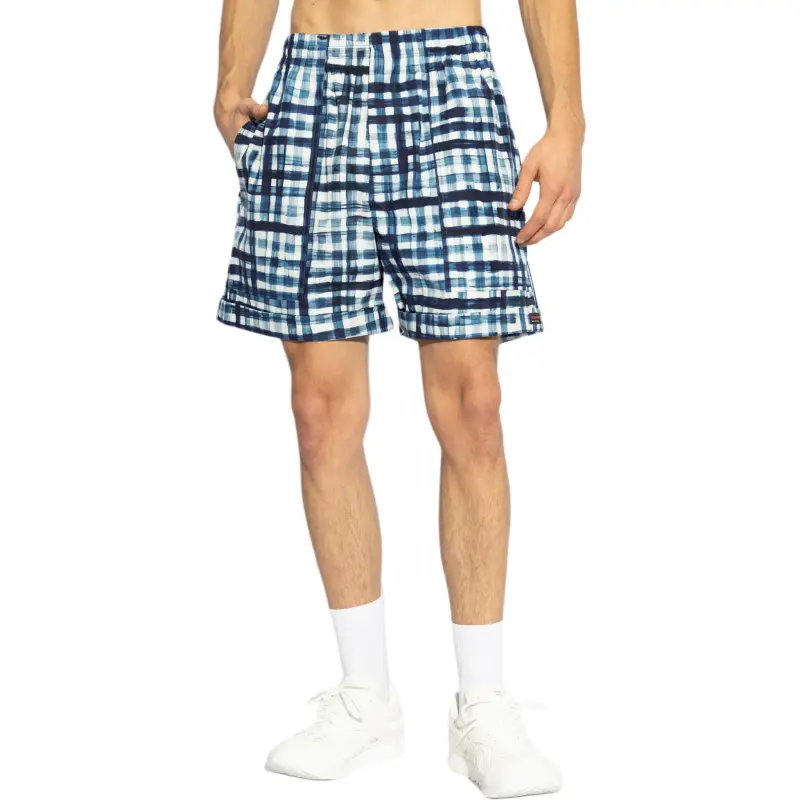 Bottega Veneta Plaid Pattern Shorts-2