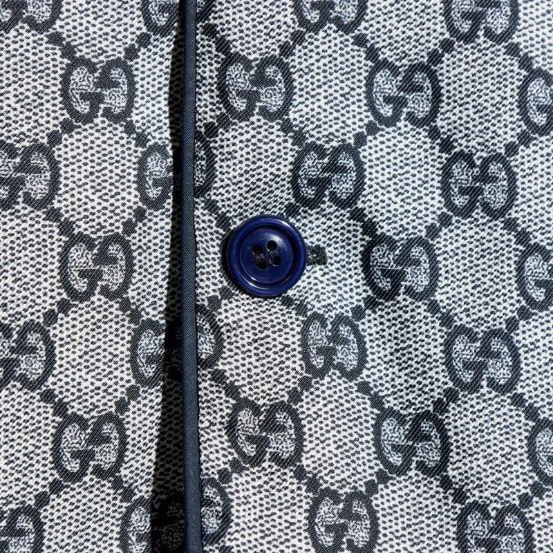 GUCCI Gg Monogram Satin Shirt-5