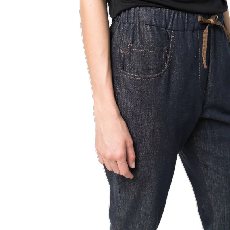 Brunello Cucinelli Jeans Women's Dark Blue-4