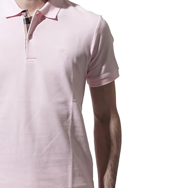 Burberry Polo Shirts Men Pink-5