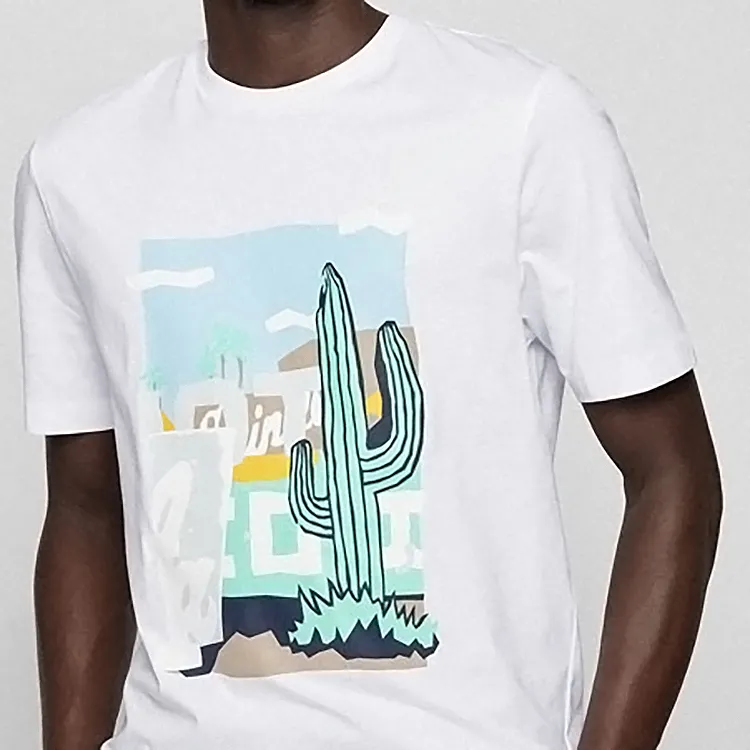 HUGO BOSS T Shirts Men White-4