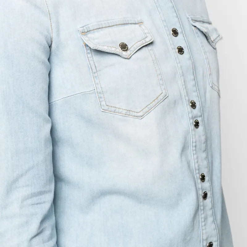 PINKO Shirts Unisex Blue-4