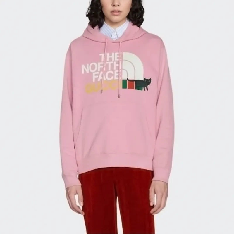 GUCCI X The North Face Sweatshirt Pink-2
