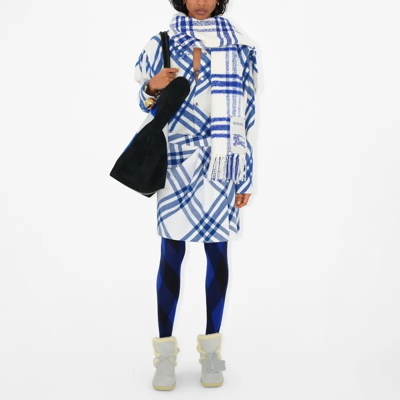 Burberry Check Wool Shirt 'Knight'-1