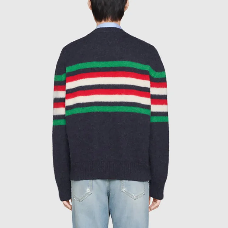 GUCCI GG detail Striped Jumper-3