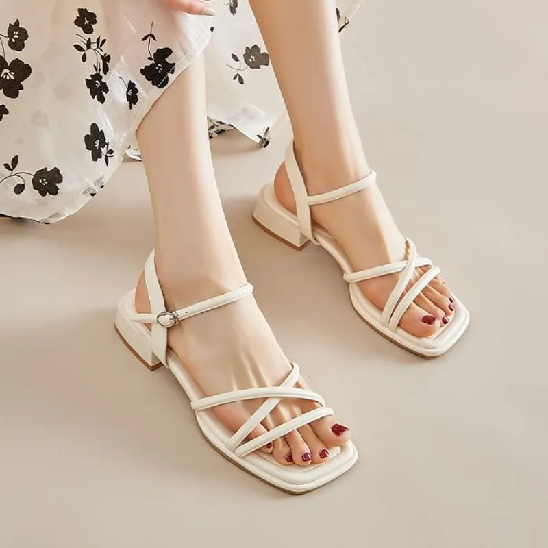 HLA One Strap Slippers 3cm Women's-17