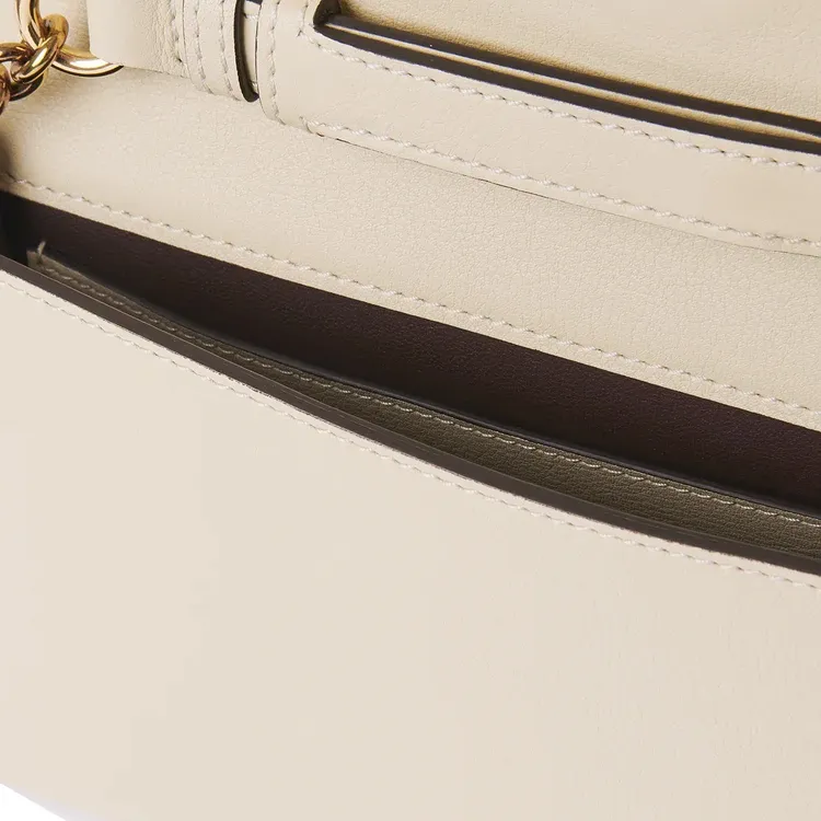 Chloé Iconic Crossbody Bag In Soft Leather Women's Sweet Beige-3