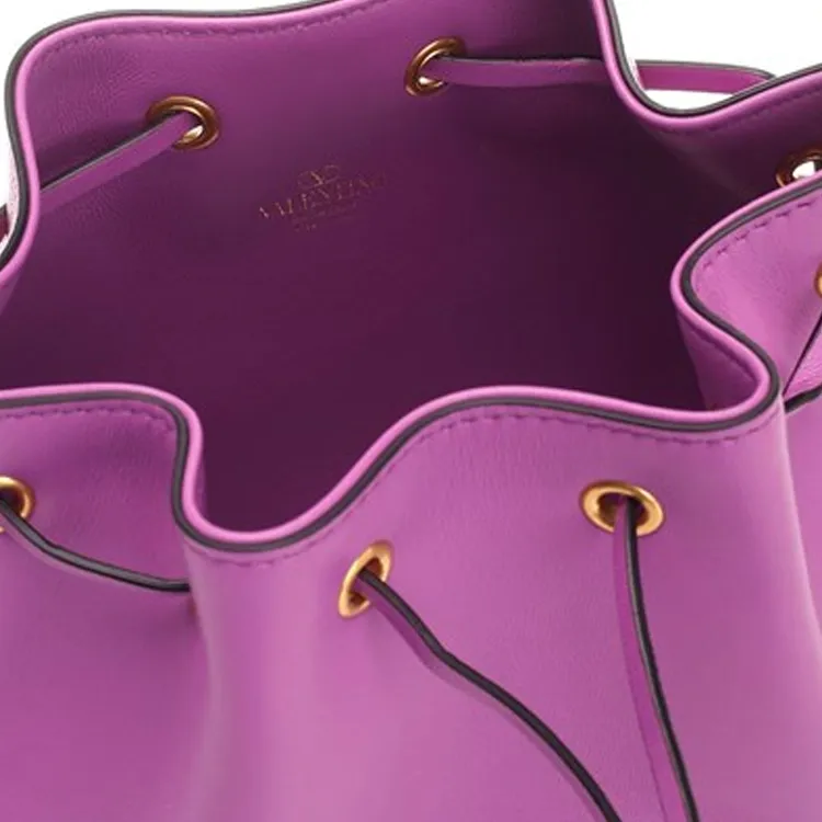 Valentino VLogo Signature Drawstring Mini Bucket Bag-3
