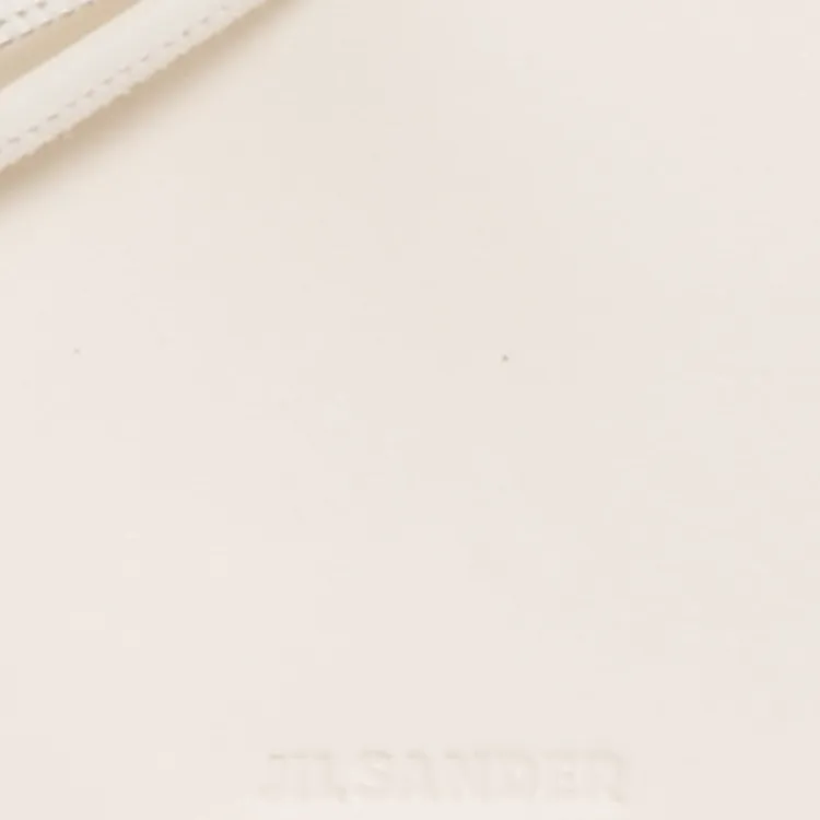 JIL SANDER Leather Bucket Bags Shoulder Bags Women's Cream-4