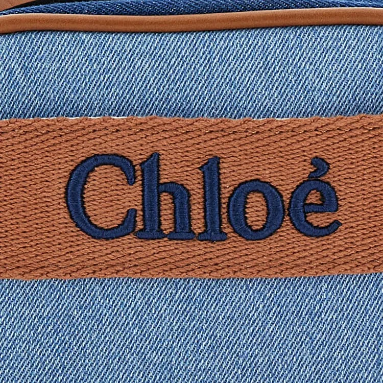 Chloe Cotton Shoulder Bag, Crossbody Bag Regular Kids' Blue-4