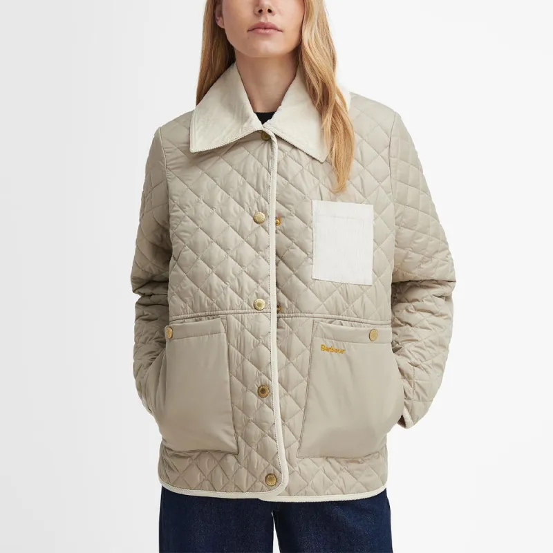 BARBOUR Puffer Jacket Women's Light Sand-2