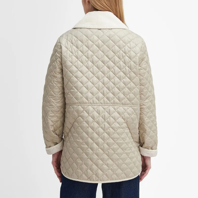 BARBOUR Puffer Jacket Women's Light Sand-3